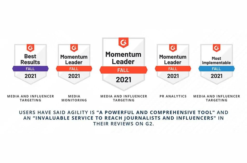 Momentum Leader in PR Software Industry - Agility PR Solutions