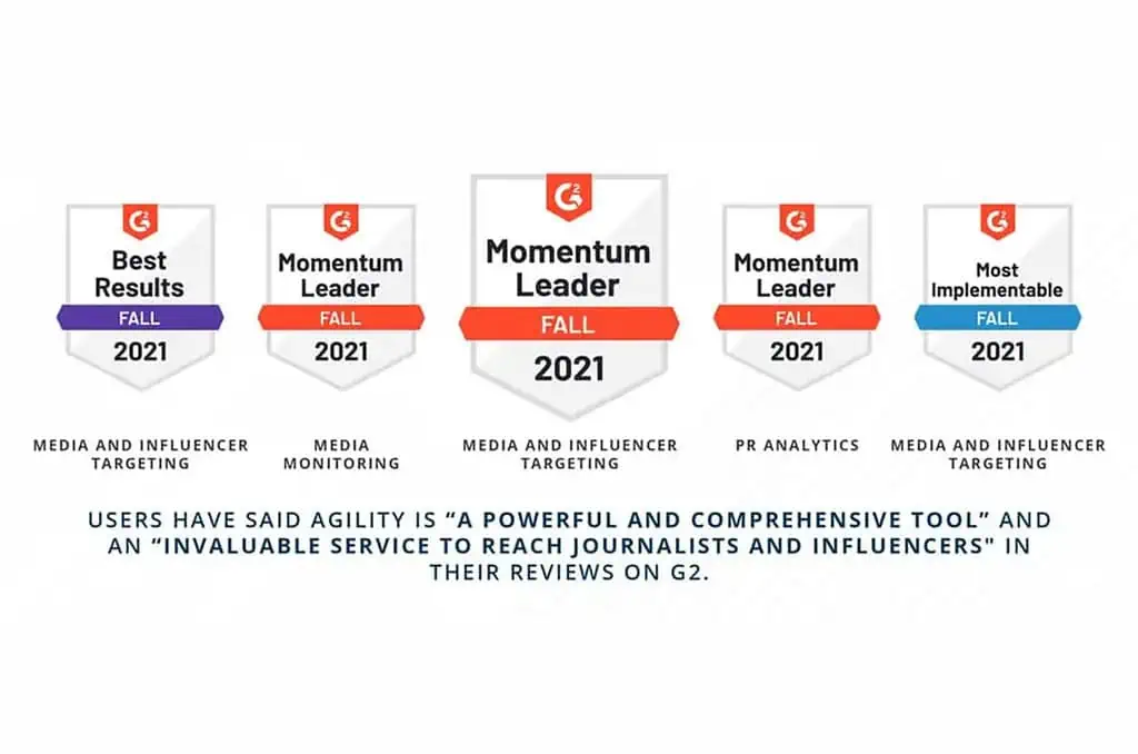 Momentum Leader in PR Software Industry - Agility PR Solutions