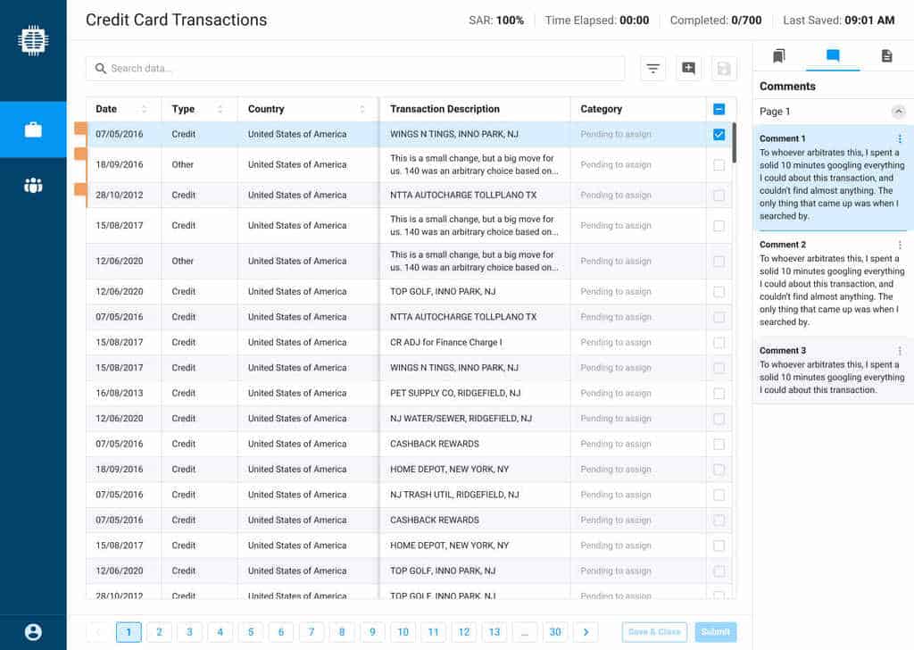 Record Classification by Innodata
