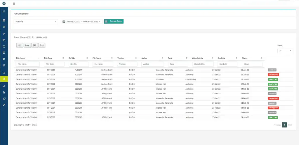 Intelligent Publishing Platform- Monitor 2