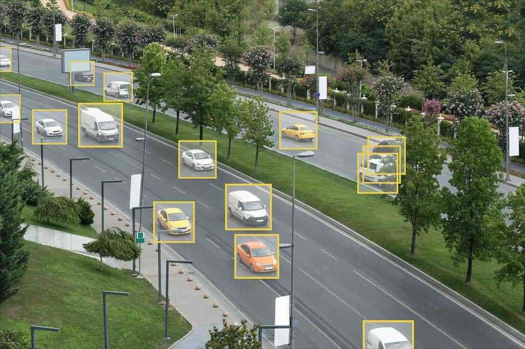 Facial Recognition Technology, Security Camera, Smart City, Surveillance, Traffic