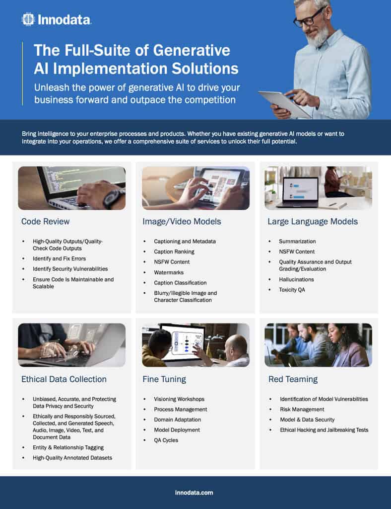 Full Suite of Generative AI Solutions