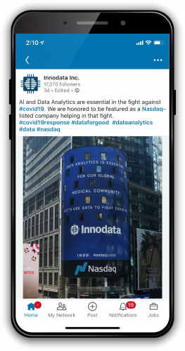 Innodata Nasdaq Covid-19 Initiative Innodata Nasdaq Covid-19 Initiative